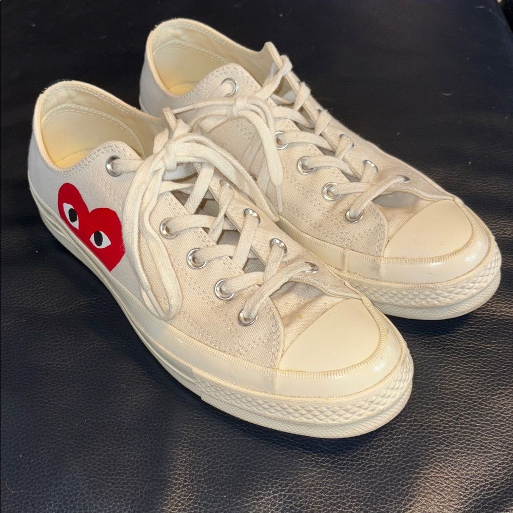 Converse x Commes de Garçons PLAY CTAS Red Heart Low-Top Sneakers